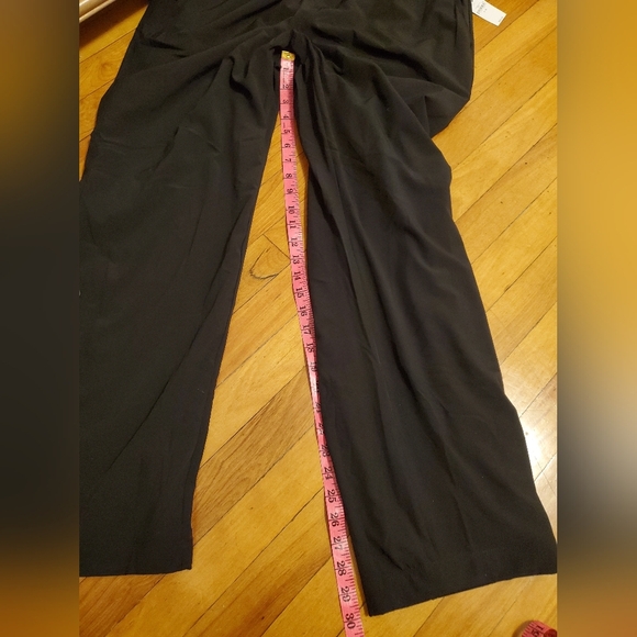 NWT GAP High Rise Fleece-lined pants. Black. Size L. 30" inseam. - Picture 10 of 11